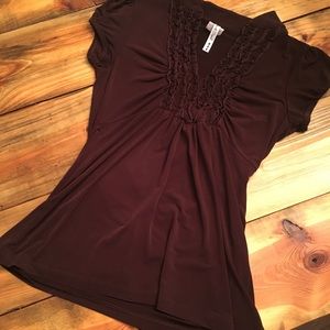 HeartSoul Brown Top XL